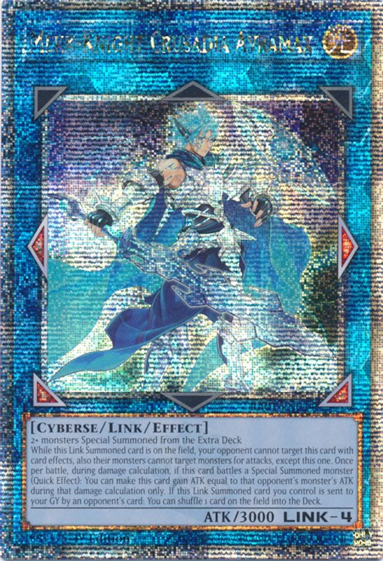 Mekk-Knight Crusadia Avramax [RA01-EN044] Quarter Century Secret Rare | GnG Games