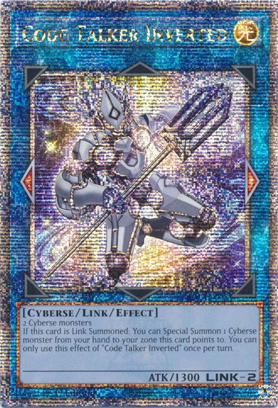 Code Talker Inverted [RA01-EN045] Quarter Century Secret Rare | GnG Games