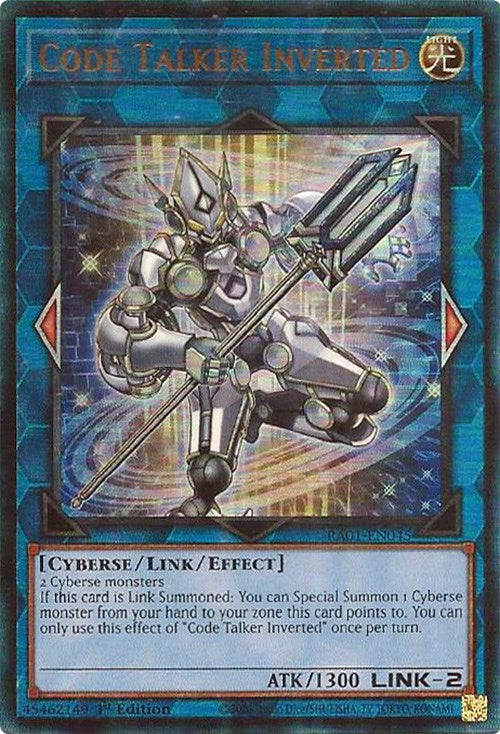 Code Talker Inverted [RA01-EN045] Prismatic Ultimate Rare | GnG Games