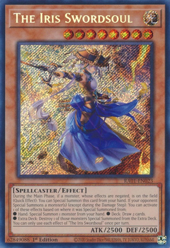 The Iris Swordsoul [RA01-EN023] Secret Rare | GnG Games