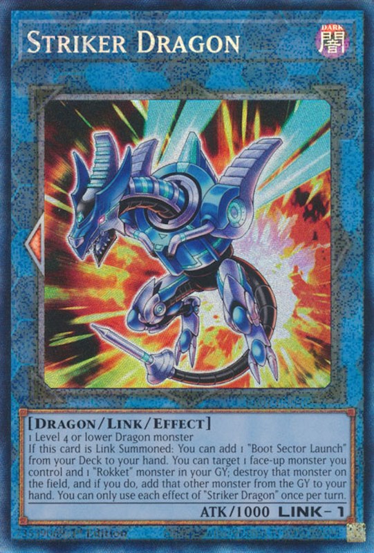 Striker Dragon [RA01-EN046] Prismatic Collector's Rare | GnG Games