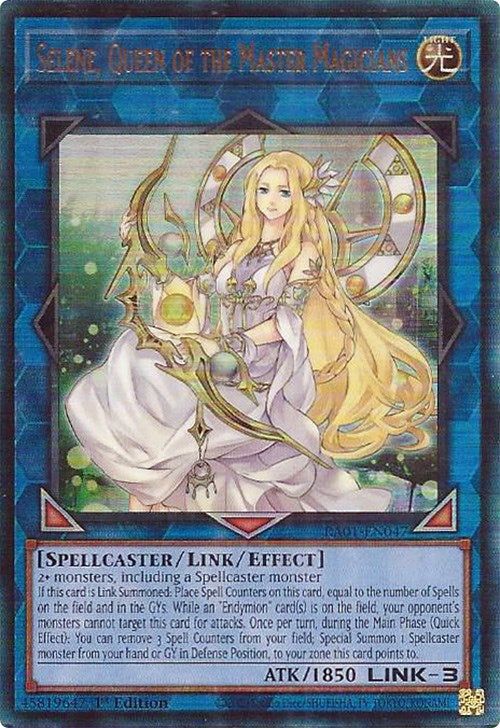 Selene, Queen of the Master Magicians [RA01-EN047] Prismatic Ultimate Rare | GnG Games