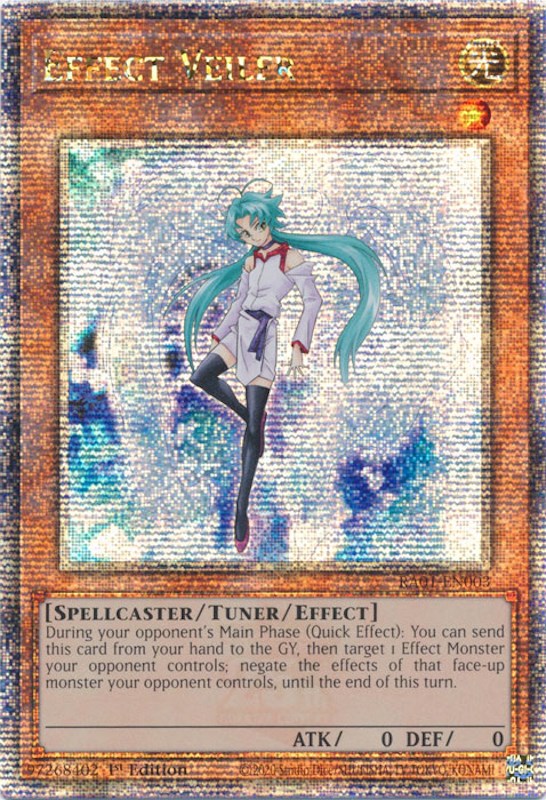 Effect Veiler [RA01-EN003] Quarter Century Secret Rare | GnG Games