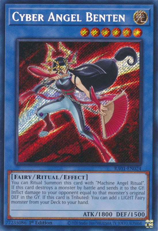 Cyber Angel Benten [RA01-EN024] Secret Rare | GnG Games