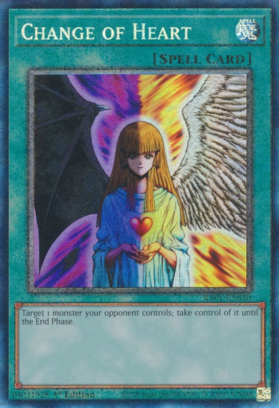 Change of Heart [RA01-EN050] Prismatic Collector's Rare | GnG Games