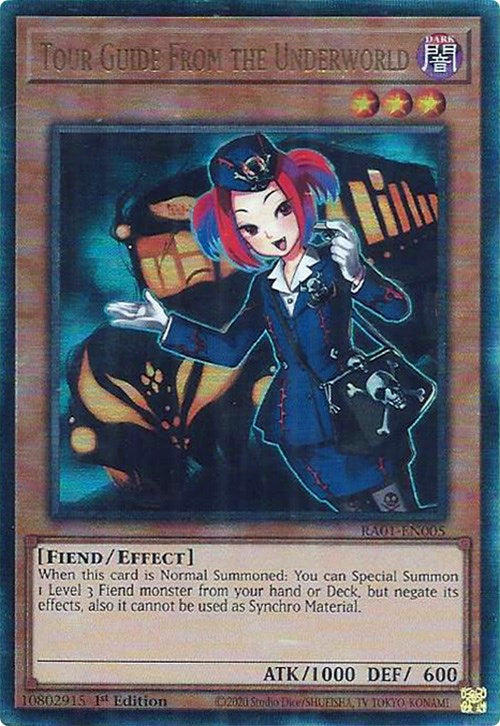 Tour Guide From the Underworld [RA01-EN005] Prismatic Ultimate Rare | GnG Games