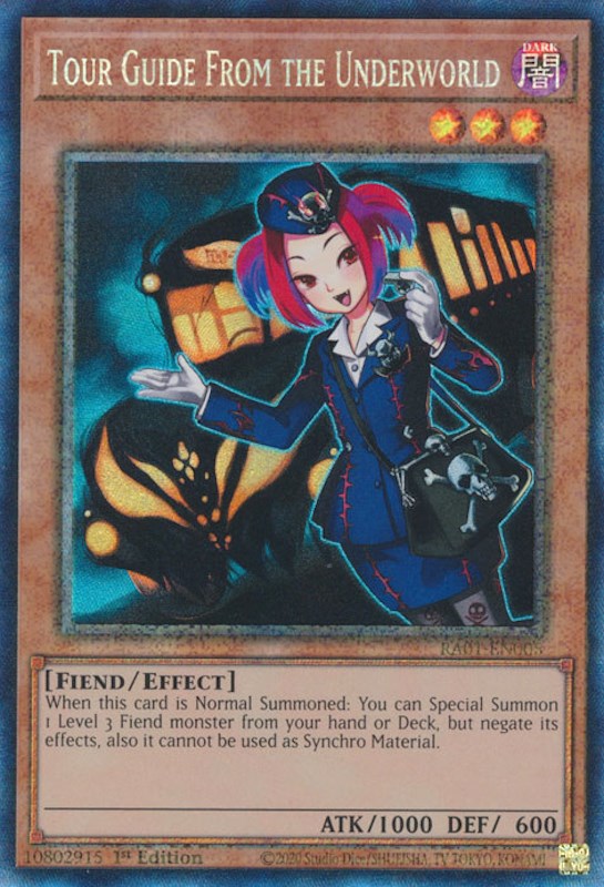 Tour Guide From the Underworld [RA01-EN005] Prismatic Collector's Rare | GnG Games