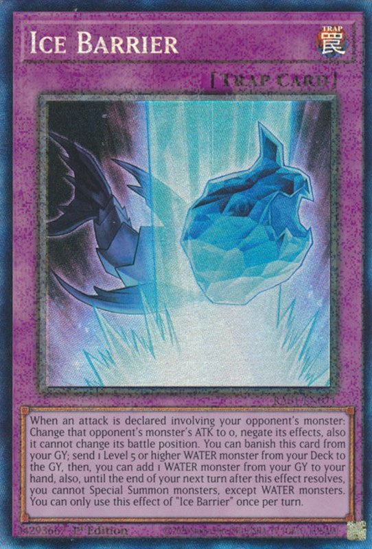 Ice Barrier [RA01-EN071] Prismatic Collector's Rare | GnG Games