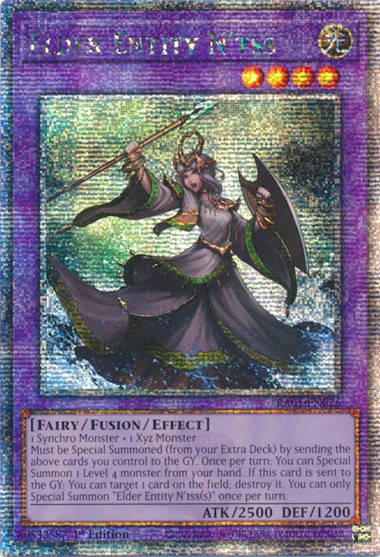 Elder Entity N'tss [RA01-EN026] Quarter Century Secret Rare | GnG Games