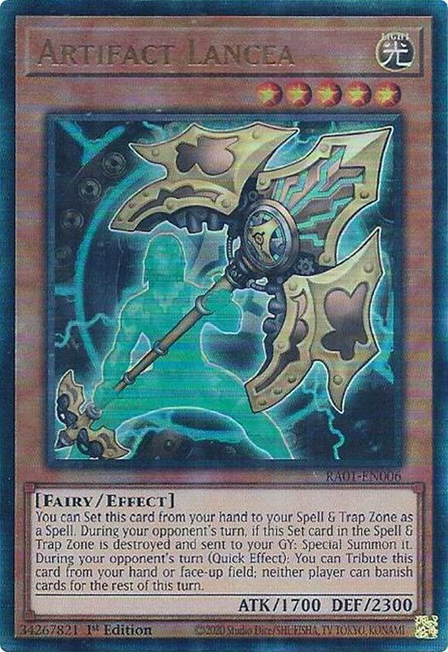 Artifact Lancea [RA01-EN006] Prismatic Ultimate Rare | GnG Games