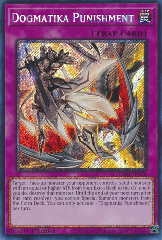 Dogmatika Punishment [RA01-EN076] Platinum Secret Rare | GnG Games