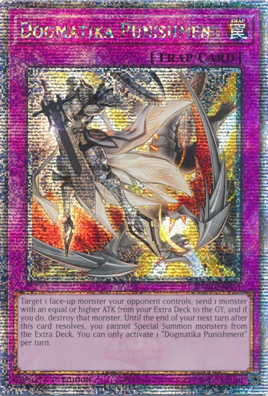 Dogmatika Punishment [RA01-EN076] Quarter Century Secret Rare | GnG Games