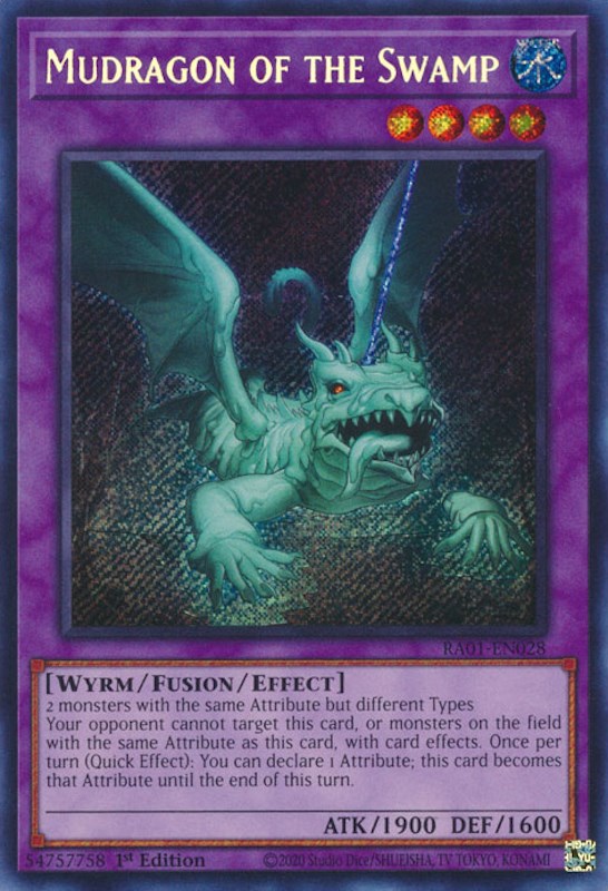 Mudragon of the Swamp [RA01-EN028] Secret Rare | GnG Games