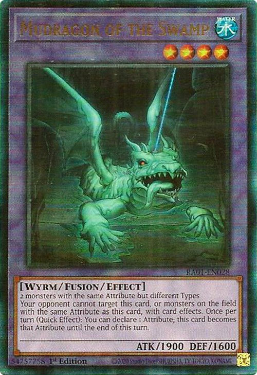 Mudragon of the Swamp [RA01-EN028] Prismatic Ultimate Rare | GnG Games