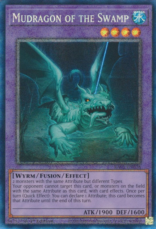 Mudragon of the Swamp [RA01-EN028] Prismatic Collector's Rare | GnG Games