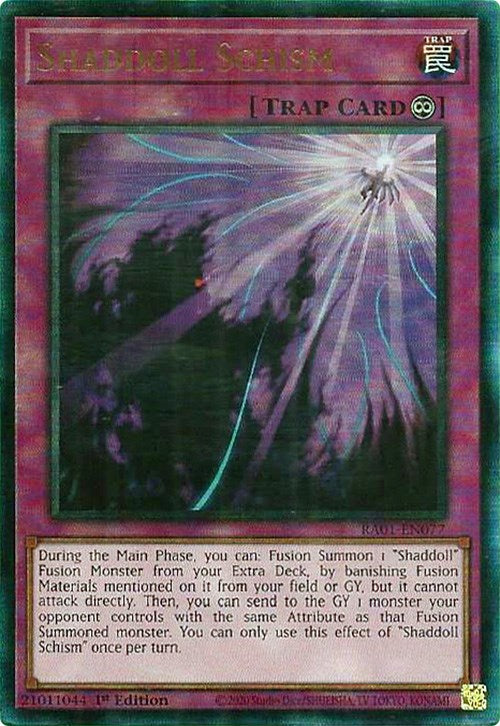 Shaddoll Schism [RA01-EN077] Prismatic Ultimate Rare | GnG Games