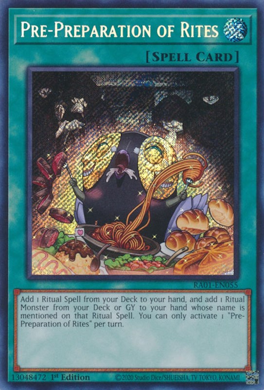 Pre-Preparation of Rites [RA01-EN055] Secret Rare | GnG Games