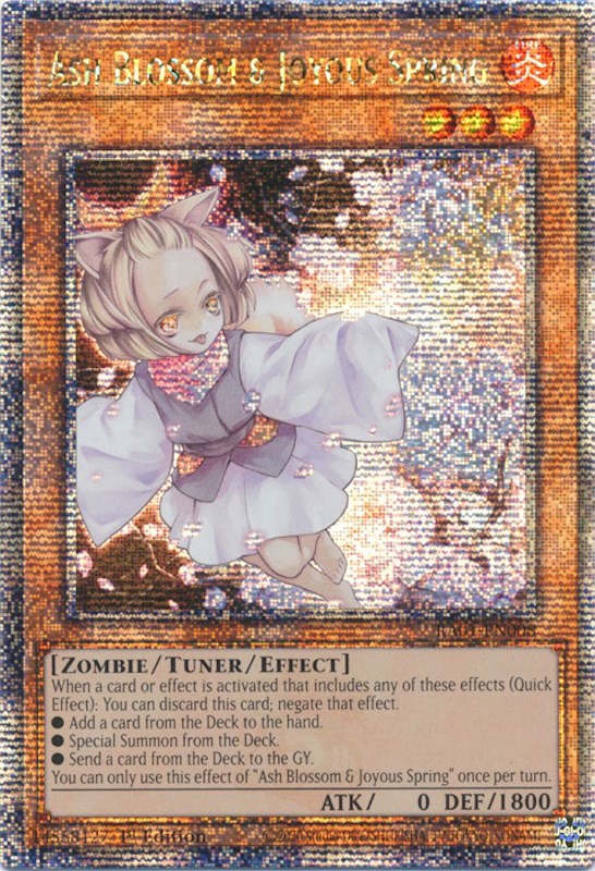 Ash Blossom & Joyous Spring [RA01-EN008] Quarter Century Secret Rare | GnG Games