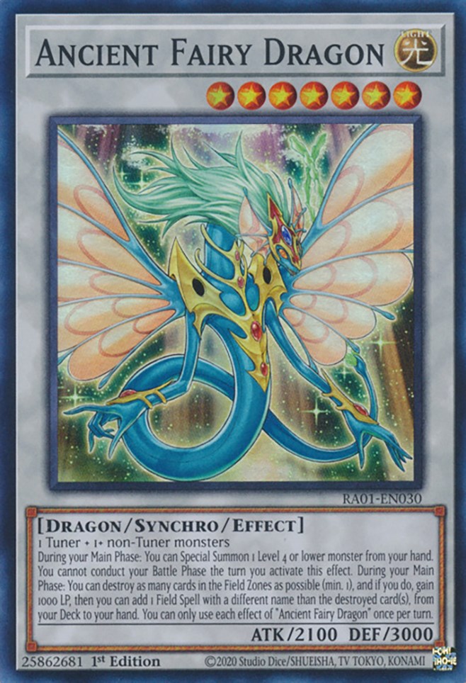 Ancient Fairy Dragon [RA01-EN030] Super Rare | GnG Games