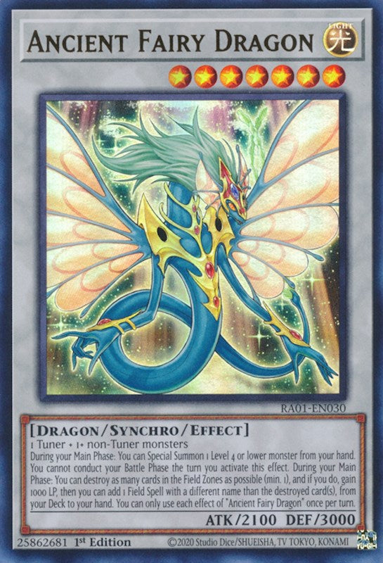 Ancient Fairy Dragon [RA01-EN030] Ultra Rare | GnG Games