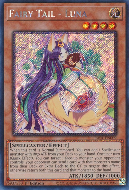 Fairy Tail - Luna [RA01-EN009] Platinum Secret Rare | GnG Games