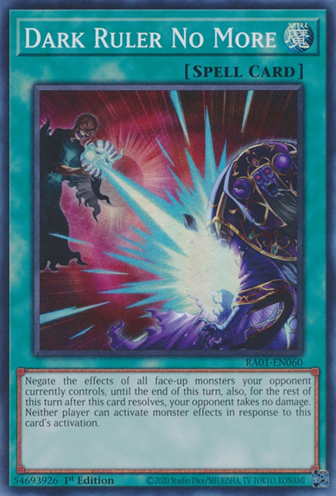 Dark Ruler No More [RA01-EN060] Super Rare | GnG Games