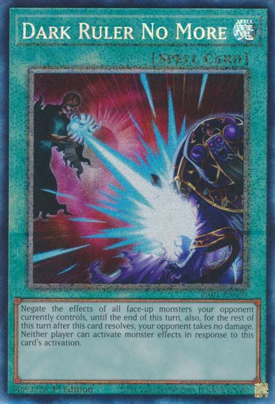 Dark Ruler No More [RA01-EN060] Prismatic Collector's Rare | GnG Games