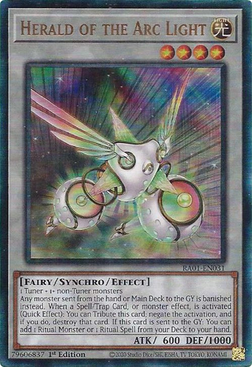 Herald of the Arc Light [RA01-EN031] Prismatic Ultimate Rare | GnG Games