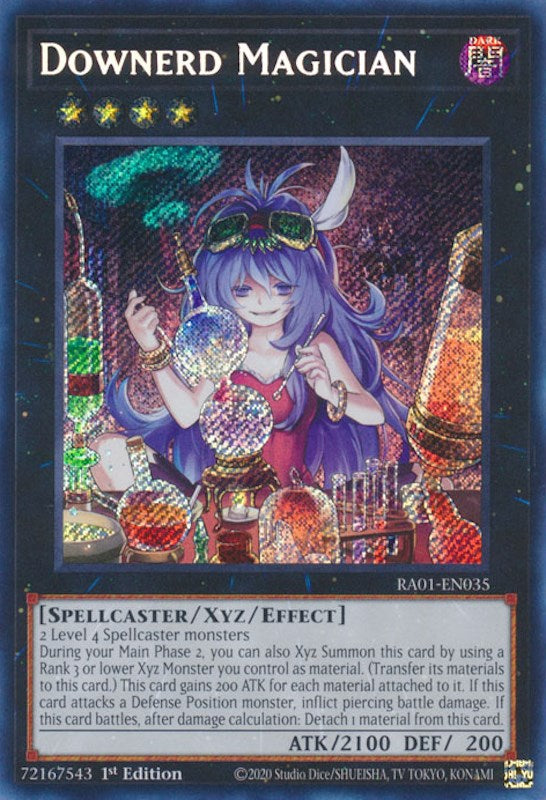 Downerd Magician [RA01-EN035] Secret Rare | GnG Games