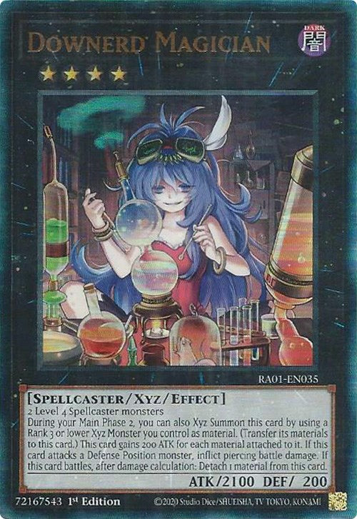 Downerd Magician [RA01-EN035] Prismatic Ultimate Rare | GnG Games