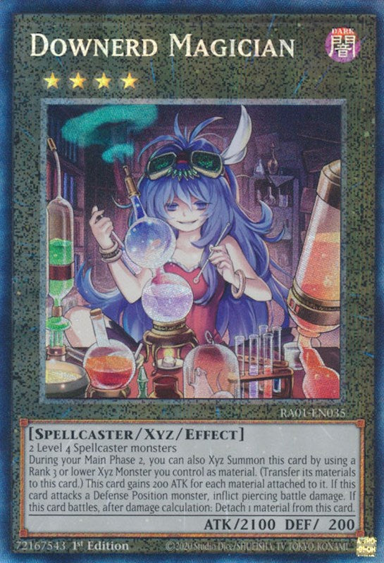 Downerd Magician [RA01-EN035] Prismatic Collector's Rare | GnG Games