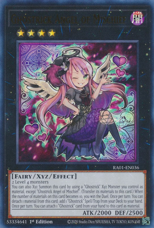 Ghostrick Angel of Mischief [RA01-EN036] Ultra Rare | GnG Games