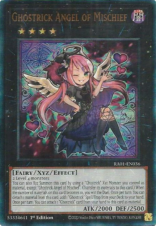 Ghostrick Angel of Mischief [RA01-EN036] Prismatic Ultimate Rare | GnG Games