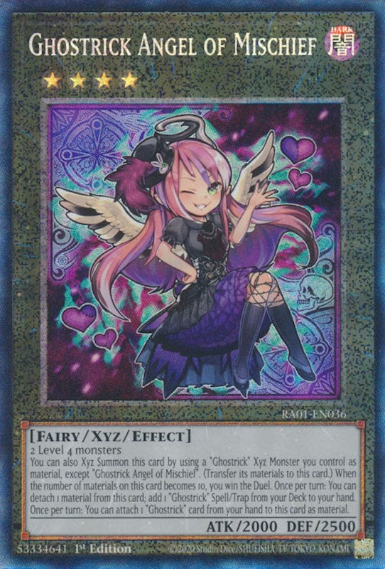 Ghostrick Angel of Mischief [RA01-EN036] Prismatic Collector's Rare | GnG Games