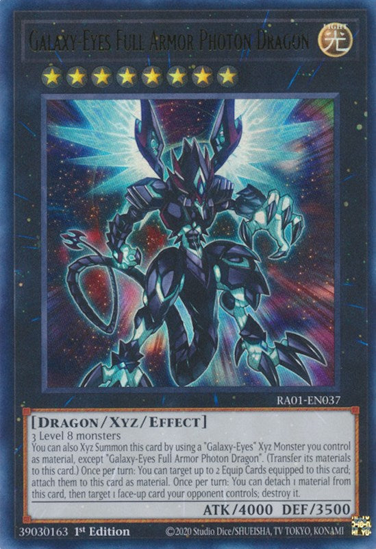 Galaxy-Eyes Full Armor Photon Dragon [RA01-EN037] Ultra Rare | GnG Games