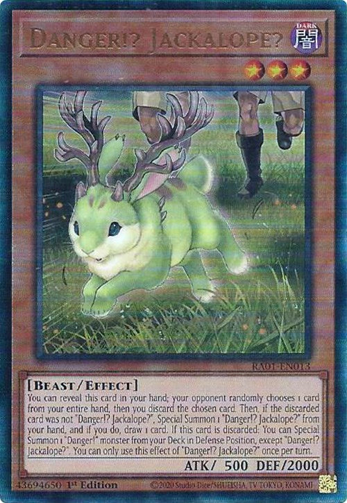 Danger!? Jackalope? [RA01-EN013] Prismatic Ultimate Rare | GnG Games