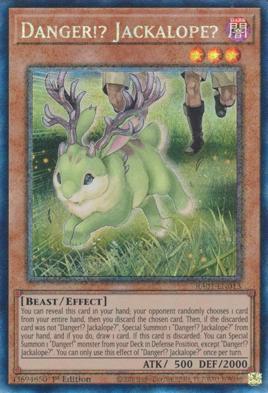 Danger!? Jackalope? [RA01-EN013] Prismatic Collector's Rare | GnG Games