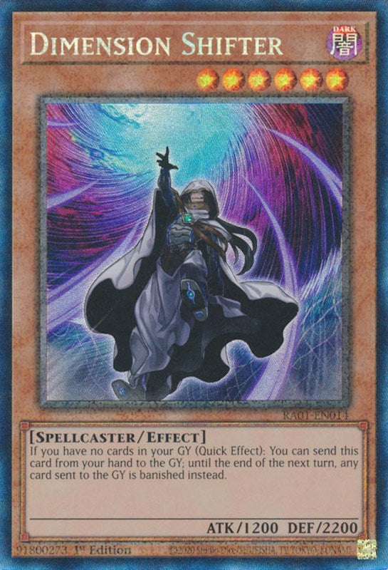 Dimension Shifter [RA01-EN014] Prismatic Collector's Rare | GnG Games