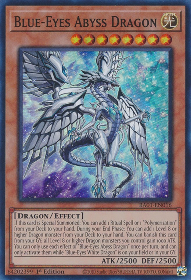 Blue-Eyes Abyss Dragon [RA01-EN016] Super Rare | GnG Games