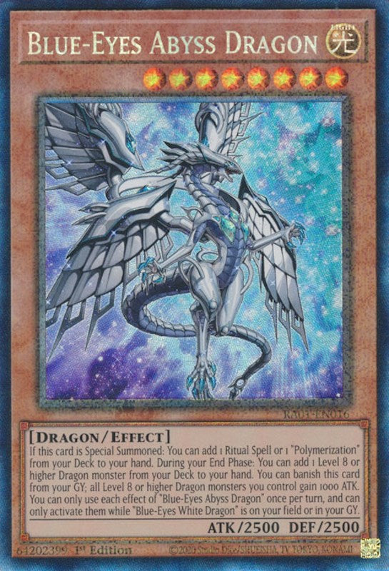 Blue-Eyes Abyss Dragon [RA01-EN016] Prismatic Collector's Rare | GnG Games