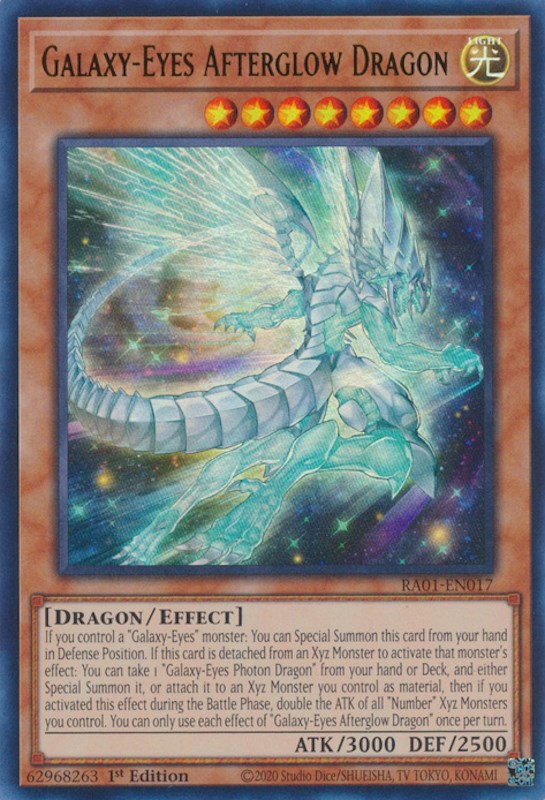 Galaxy-Eyes Afterglow Dragon [RA01-EN017] Ultra Rare | GnG Games