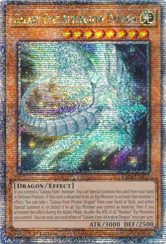 Galaxy-Eyes Afterglow Dragon [RA01-EN017] Quarter Century Secret Rare | GnG Games