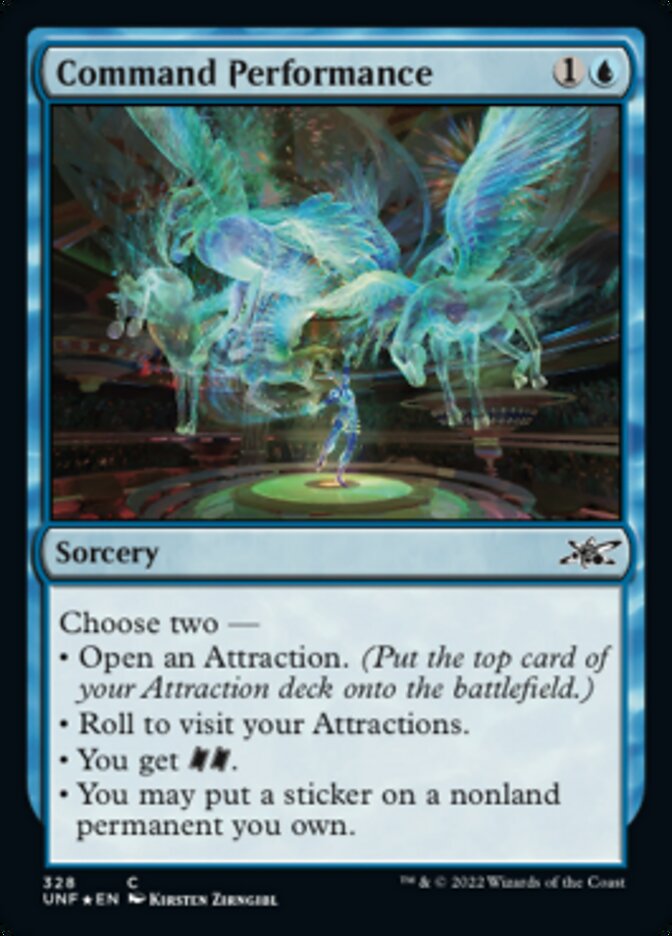 Command Performance (Galaxy Foil) [Unfinity] | GnG Games