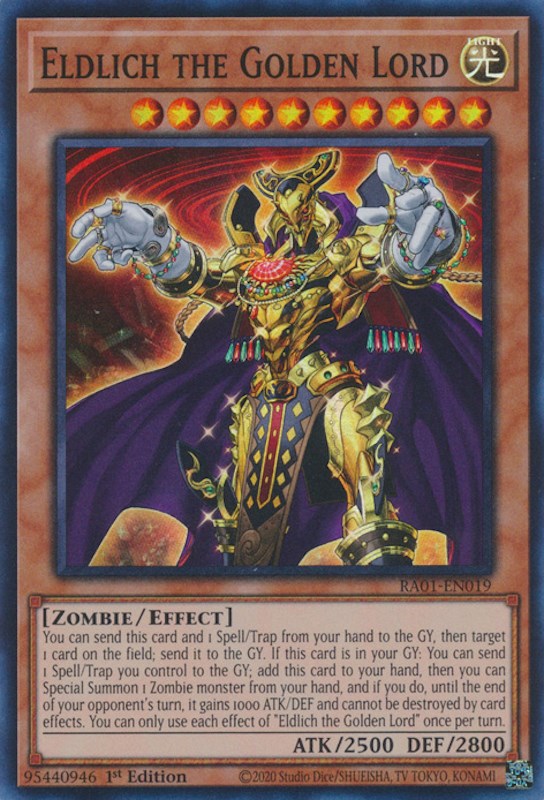 Eldlich the Golden Lord [RA01-EN019] Super Rare | GnG Games