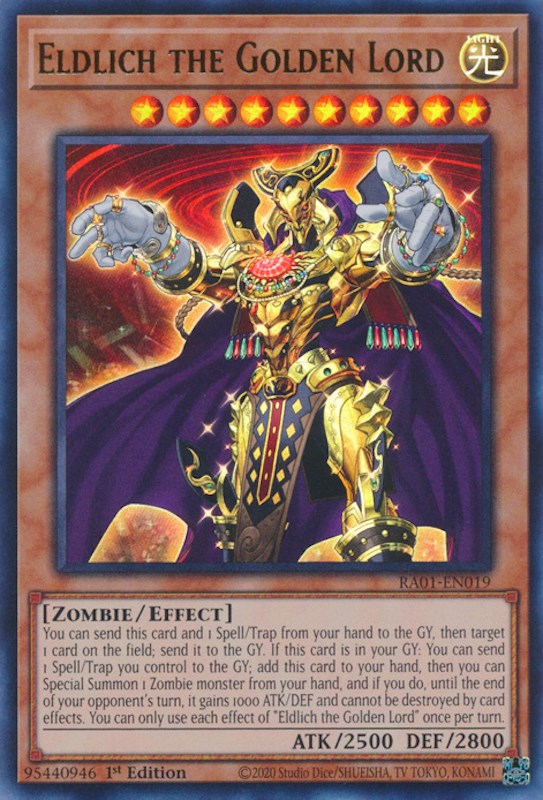 Eldlich the Golden Lord [RA01-EN019] Ultra Rare | GnG Games