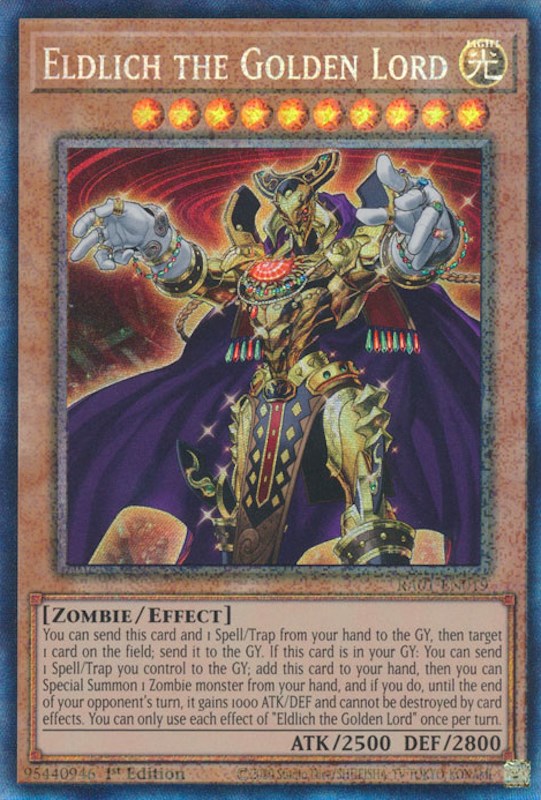 Eldlich the Golden Lord [RA01-EN019] Prismatic Collector's Rare | GnG Games