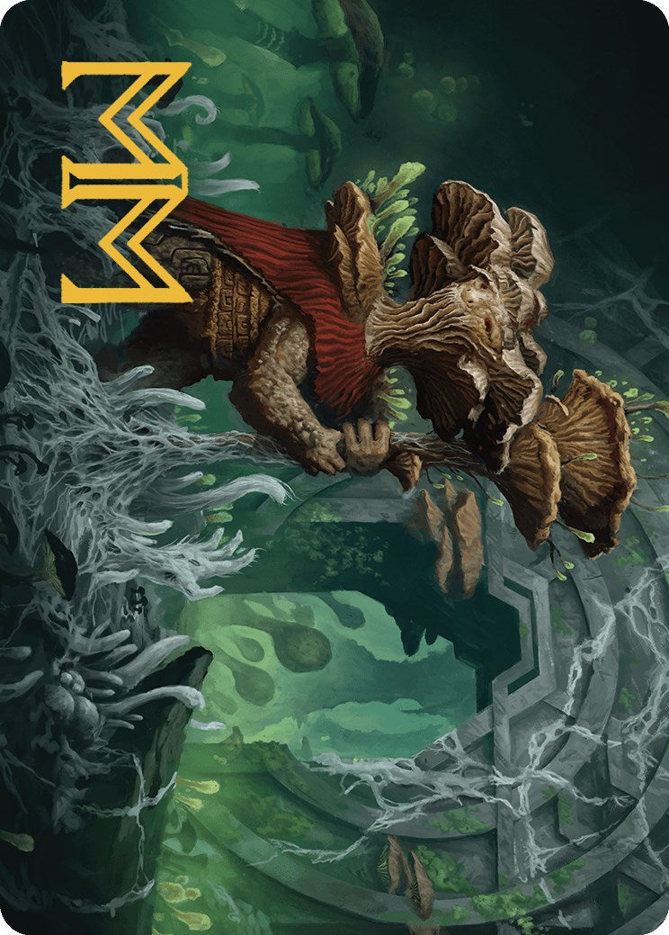 Tendril of the Mycotyrant Art Card (Gold-Stamped Signature) [The Lost Caverns of Ixalan Art Series] | GnG Games