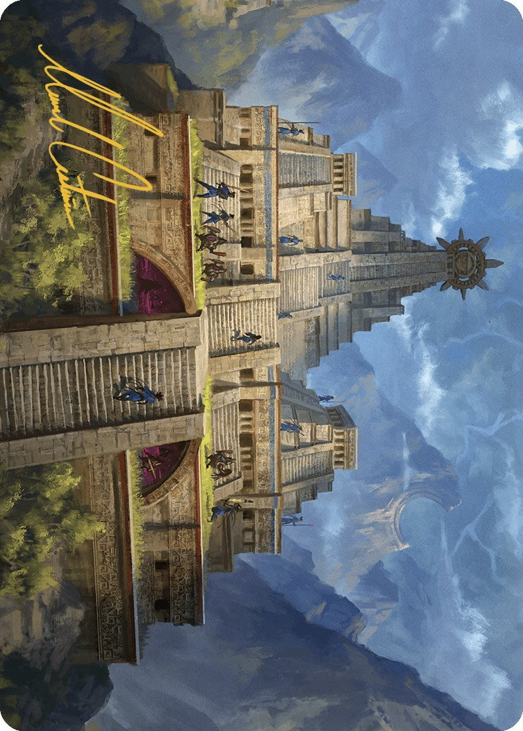 Barracks of the Thousand Art Card (Gold-Stamped Signature) [The Lost Caverns of Ixalan Art Series] | GnG Games