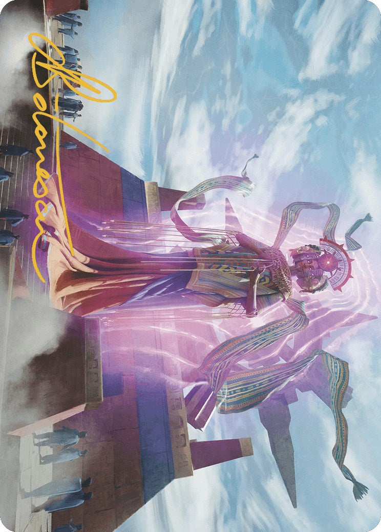 Ojer Taq, Deepest Foundation Art Card (4/81) (Gold-Stamped Signature) [The Lost Caverns of Ixalan Art Series] | GnG Games