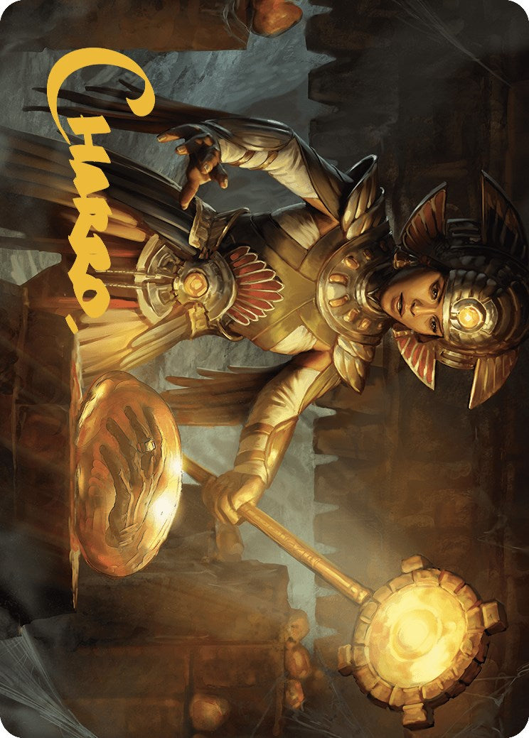 Curator of Sun's Creation Art Card (Gold-Stamped Signature) [The Lost Caverns of Ixalan Art Series] | GnG Games